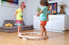 Load image into Gallery viewer, Circular Wooden Balance Beam Set | Montessori
