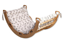 Load image into Gallery viewer, Climbing Arch Rocker with Origami Pillow | Montessori Play Set
