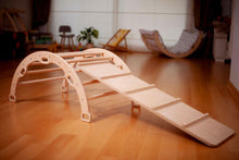 Load image into Gallery viewer, Montessori Climber Set: Arch, Rocker, Ramp, and Pillow Options
