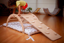 Load image into Gallery viewer, Montessori Climber Set: Arch, Rocker, Ramp, and Pillow Options
