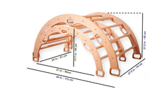 Load image into Gallery viewer, Montessori Climber Set: Arch, Rocker, Ramp, and Pillow Options
