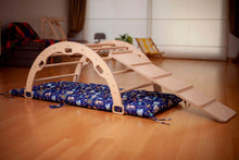 Load image into Gallery viewer, Montessori Climber Set: Arch, Rocker, Ramp, and Pillow Options
