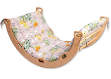 Load image into Gallery viewer, Large Montessori Climbing Arch/Rocker with Pillow Set
