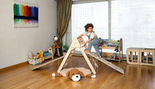 Load image into Gallery viewer, Climbing Triangle with Ramp | Foldable Montessori Climbing Set
