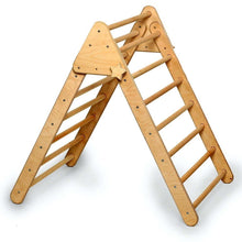 Load image into Gallery viewer, Climbing Triangle with Ramp | Foldable Montessori Climbing Set
