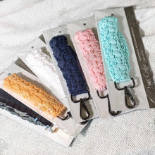 Load image into Gallery viewer, Handmade Cotton Keychain Wristlet
