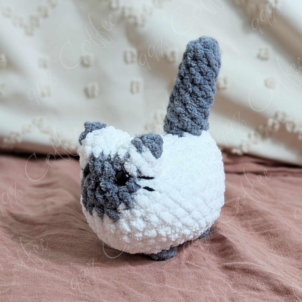 Chubby Siamese Loaf Cat Plushie