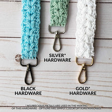 Load image into Gallery viewer, Handmade Cotton Keychain Wristlet
