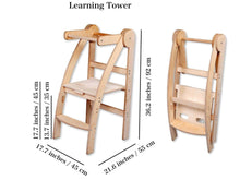 Load image into Gallery viewer, Montessori Foldable Toddler Tower
