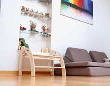 Load image into Gallery viewer, Twins Montessori Kitchen Stool - Wooden Step Stool for Kids
