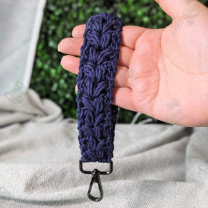 Handmade Cotton Keychain Wristlet