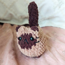 Load image into Gallery viewer, Chubby Siamese Loaf Cat Plushie
