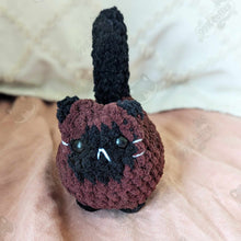 Load image into Gallery viewer, Chubby Siamese Loaf Cat Plushie
