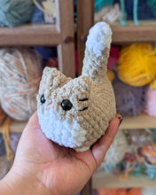 Load image into Gallery viewer, Chubby Tuxedo Loaf Cat Plushie
