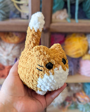 Load image into Gallery viewer, Chubby Tuxedo Loaf Cat Plushie
