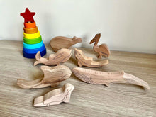 Load image into Gallery viewer, Wooden Ocean Animals Set
