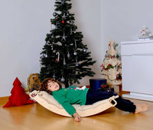 Load image into Gallery viewer, XL Wooden Balance Board for Toddlers Montessori Balance Toy with Pillow
