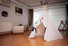 Load image into Gallery viewer, XL Teepee Tent and Play Mat Set

