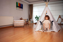 Load image into Gallery viewer, XL Teepee Tent and Play Mat Set
