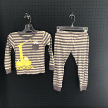 Load image into Gallery viewer, 2pc striped crane sleepwear
