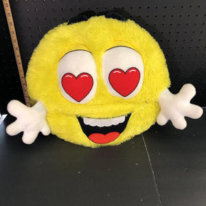 Heart Eye Emoji Pillow