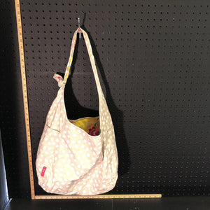 floral/polka dot reversible bag