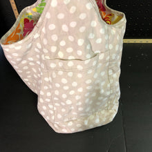 Load image into Gallery viewer, floral/polka dot reversible bag
