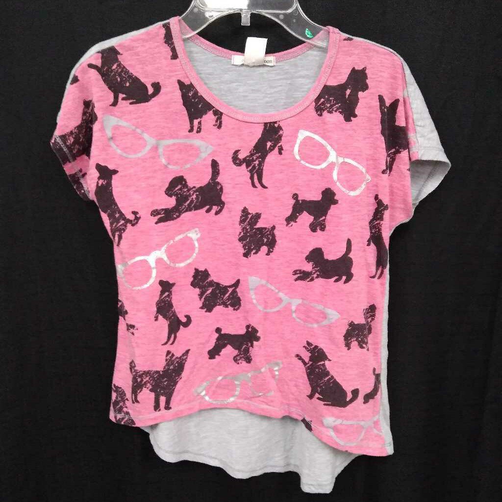 dogs & glasses top
