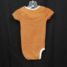 Load image into Gallery viewer, striped &quot;#1&quot;cup onesie
