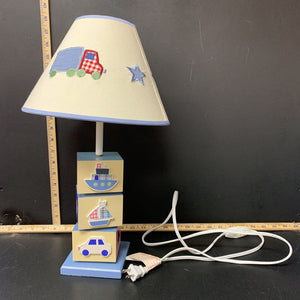 lamp w/airplane/boat/truck