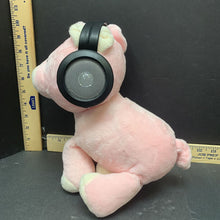 Load image into Gallery viewer, Stuffed Pig w/ Headphones Speaker
