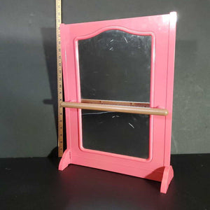 Ballerina mirror with ballet barre for 18" doll