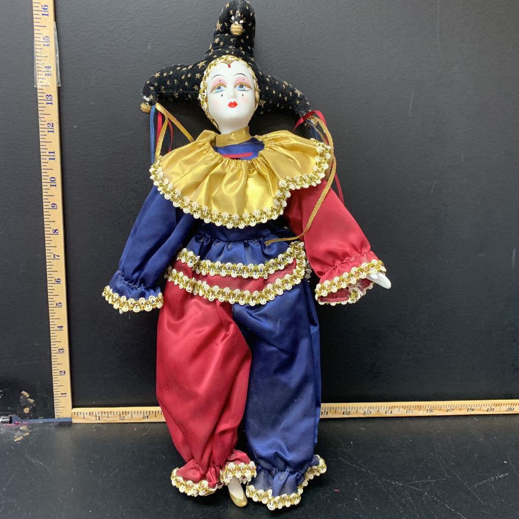 Jester Porcelain Doll collectable