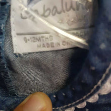 Load image into Gallery viewer, polka dot denim dress
