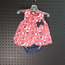 Load image into Gallery viewer, Ladybug onesie dress
