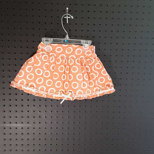 Circle print skirt
