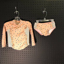 Load image into Gallery viewer, 2pc stripes &amp; dots swimsuit
