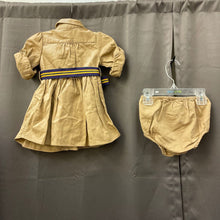 Load image into Gallery viewer, 2 pc Button down dress w/ bloomers
