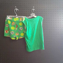 Load image into Gallery viewer, 2pc sleeveless ninja turtle pj set
