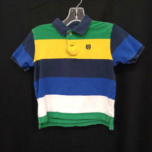 striped polo shirt