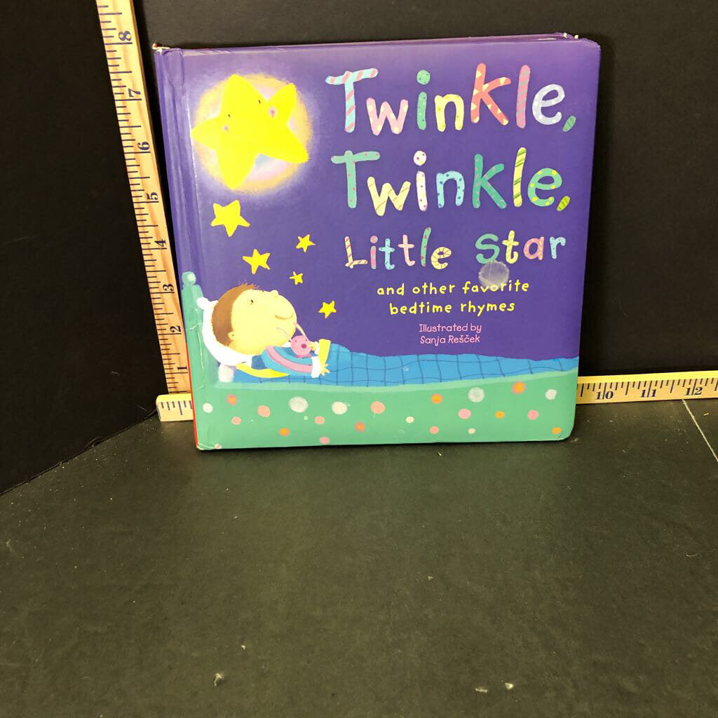 Twinkle, twinkle, little star and other bedtime nursery rhymes(Sanja Rescek)-board