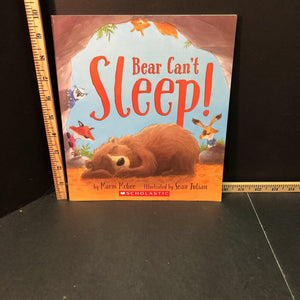 Bear can't sleep!(Marni McGee)-paperback