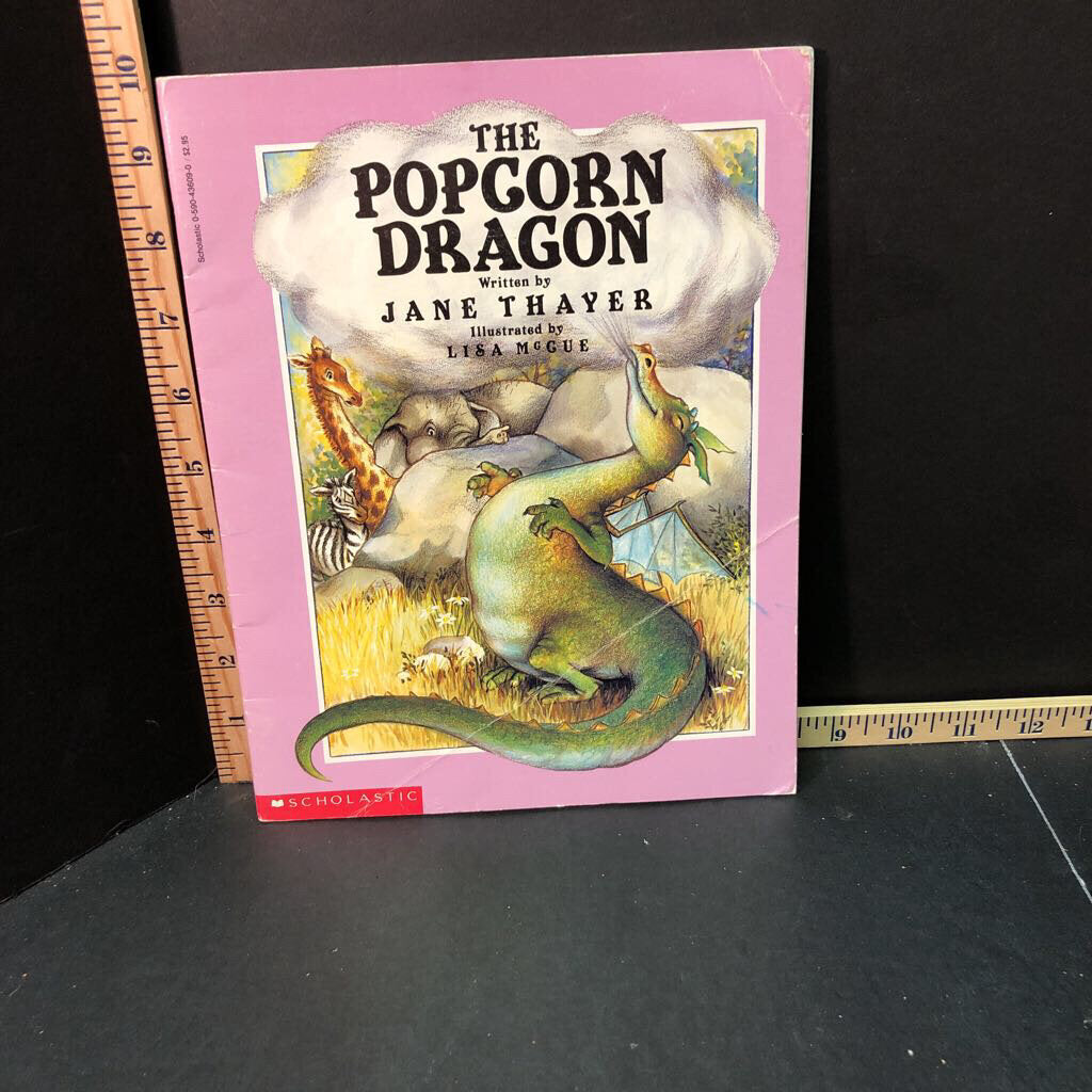 The popcorn dragon(Jane Thayer)-paperback