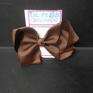 solid clip-on hairbow