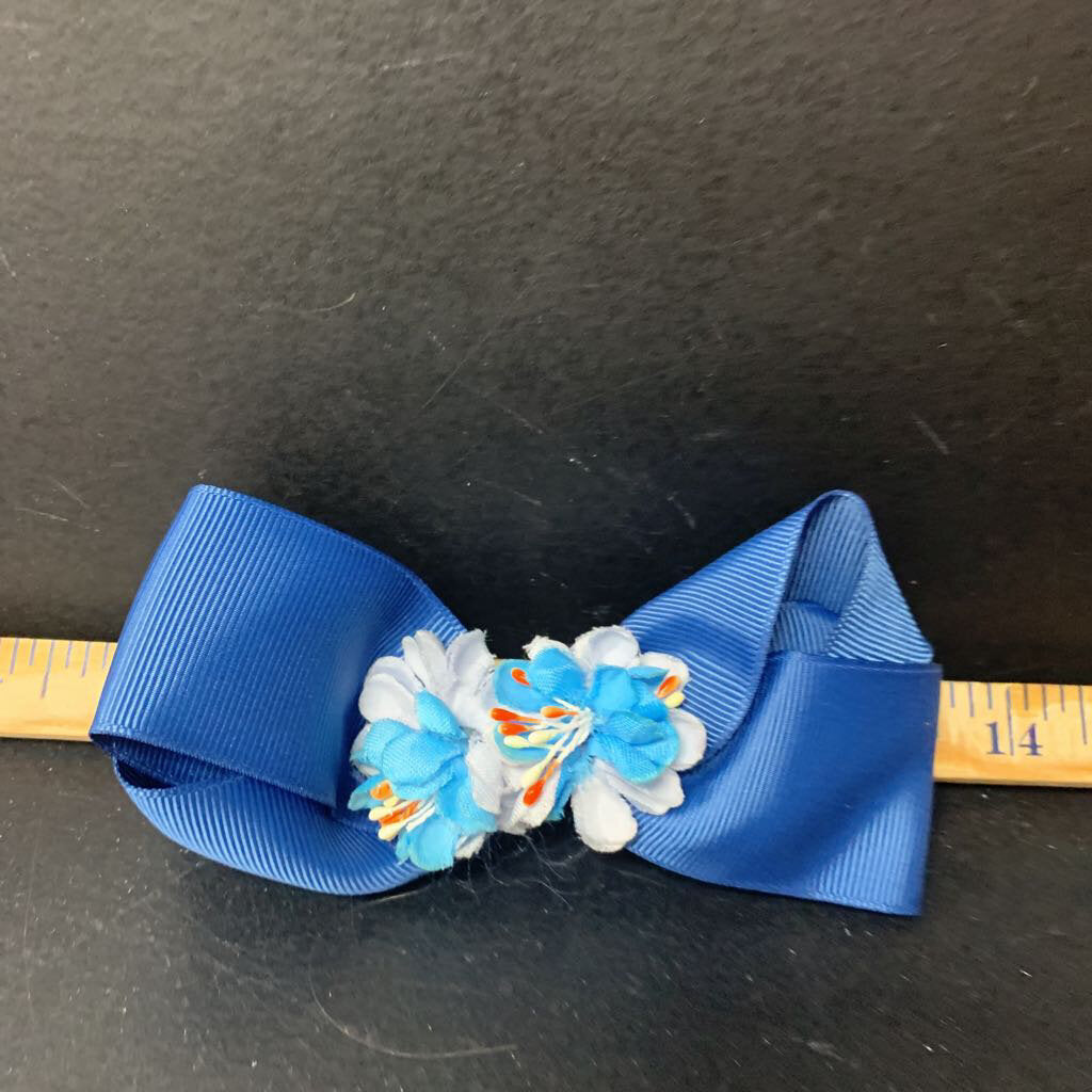 flower clip-on hairbow