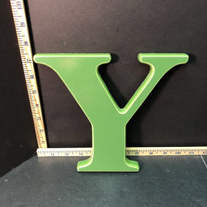 "Y" wooden sign