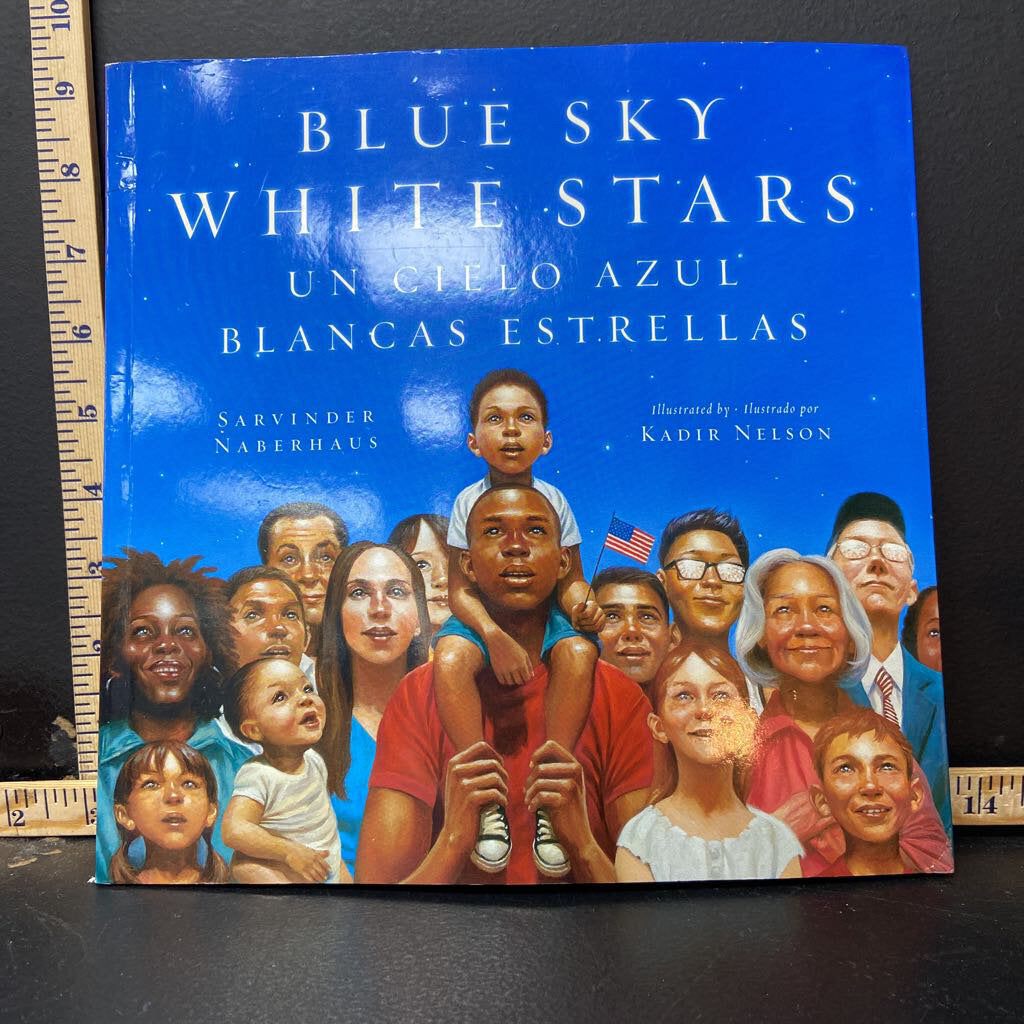 Blue Sky White Stars (Sarvinder Naberhaus) (Dolly Parton Imagination Library) (Fourth of July) -paperback