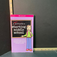 Load image into Gallery viewer, A smart girl&#39;s guide to starting middle school-american girl
