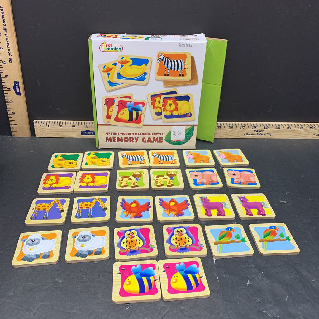 26 pc My First Wooden Matching Puzzle