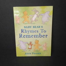 Load image into Gallery viewer, Baby Bear&#39;s Rhymes to Remember (John Prater) -paperback
